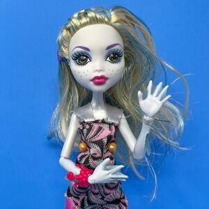 Monster High Lagoona Doll‎ G1 Skull Shores 2008 Blonde Hair Articulated Fashion